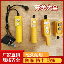 Micro electric hoist small crane 220V 380V micro handle switch button switch up and down Controller
