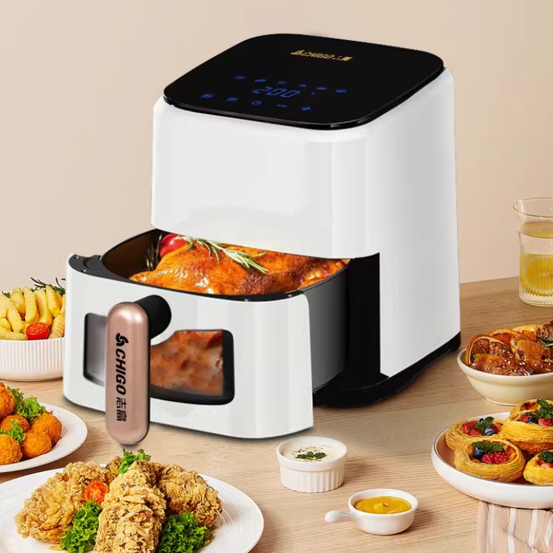 志高空气炸锅家用多功能可视大容量全自动烤箱2025新款一体电炸锅