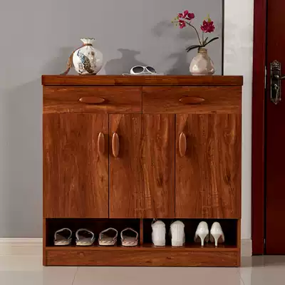 Entrance shoe cabinet Multi-function simple economical foyer cabinet Chinese simple partition cabinet Ultra-thin entrance living room shoe cabinet