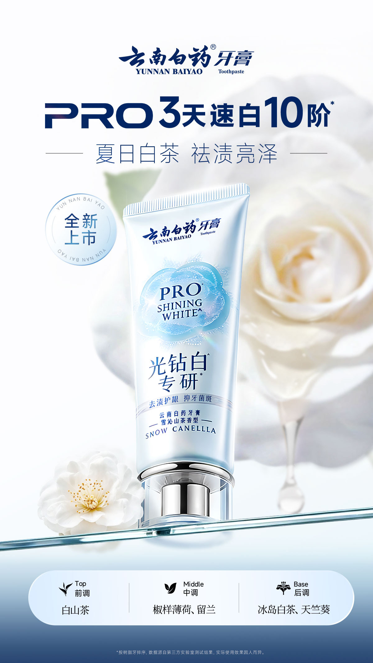 安享好物 安享A级牙膏-云南白药光钻白 PRO牙膏 国标 