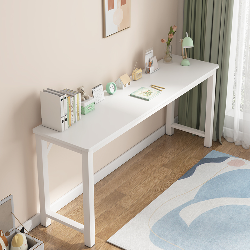 Simple modern home long table office desk narrow desk computer table study table rectangular bedside table writing table