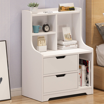 Corner cabinet corner cabinet living room sofa simple bedroom multifunctional bedside table storage rack with small bookshelf