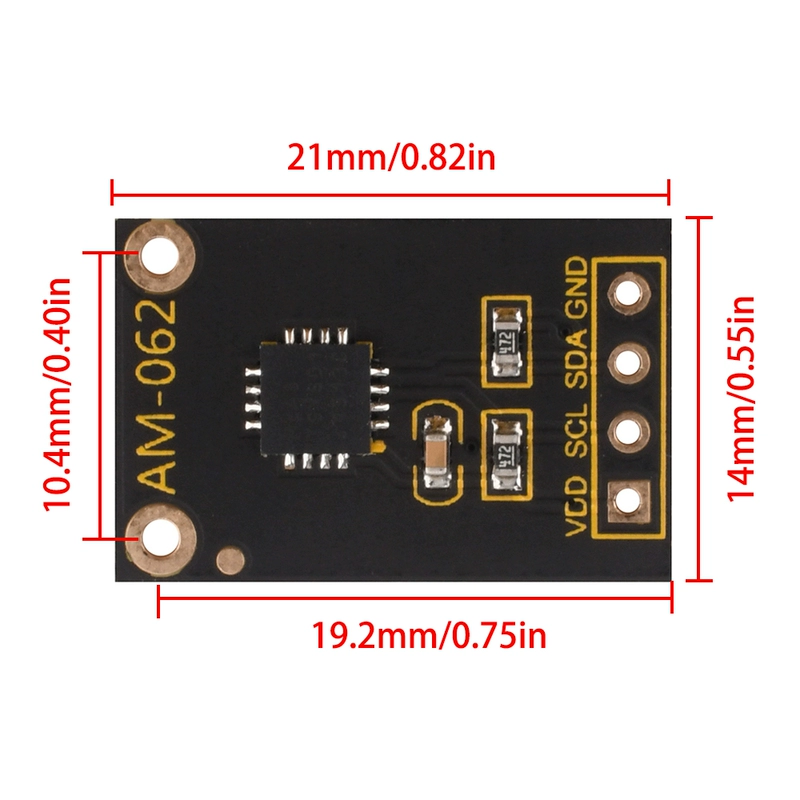 TSYS01 cảm biến nhiệt độ kỹ thuật số Giao diện I2C cảm biến ban phát triển độ phân giải 16/24-bit có độ chính xác cao