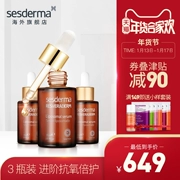 Sesderma Tây Ban Nha Resveratrol Essence 3 Chai 30ml * 3 Serum làm sáng da chống oxy hóa