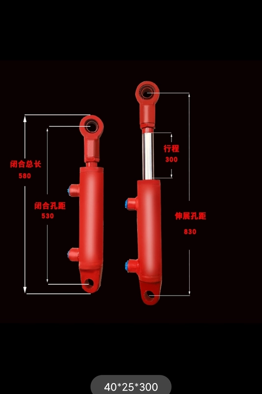 xi lanh thủy lực xe nâng Đường kính xi lanh 40 xi lanh hai chiều nhỏ Xi lanh thủy lực 1 tấn 2 tấn xi lanh nâng xi lanh thủy lực tùy chỉnh xi lanh thủy lực cánh bay xe dầu hàng đầu máy ép lạnh thủy lực cấu tạo xi lanh thủy lực 2 chiều