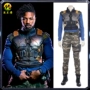 Người đàn ông mới trình diễn bộ phim Marvel panther cosplay nhân vật phản diện panther Erik COS quần áo ngụy trang quần áo - Cosplay đồ cosplay vô diện