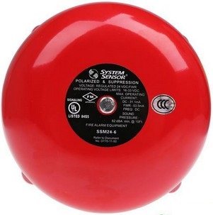 Nortiffil supports alarm bell SSM 24 - 6 common fire alarm bell new spot