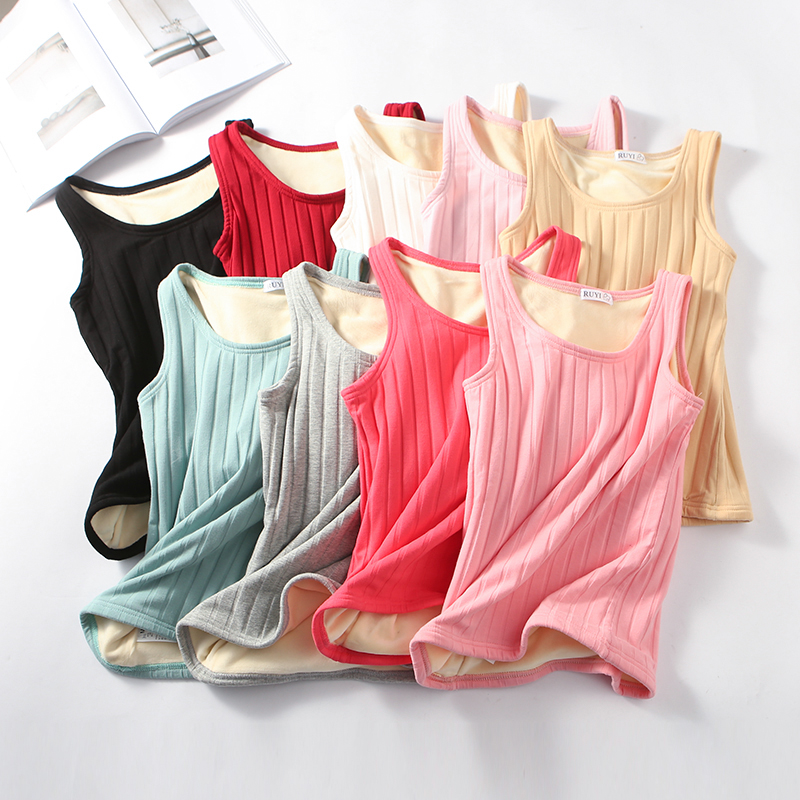 Áo khoác cotton cộng với áo nhung của phụ nữ mùa thu và mùa đông đôi áo khoác mỏng, áo khoác dày bên trong cộng với phân bón để tăng chiếc áo đáy áo nữ