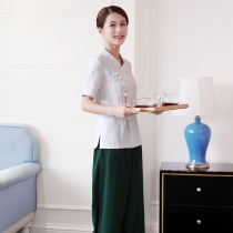 Health Hall beauty salon overalls womens autumn new pedicure Massage spa Club beauty ear-picking technician clothes