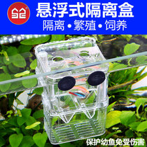 Sensen guppies breeding box juvenile fish tank isolation fighting fish fry ovipositor tropical fish acrylic incubator box