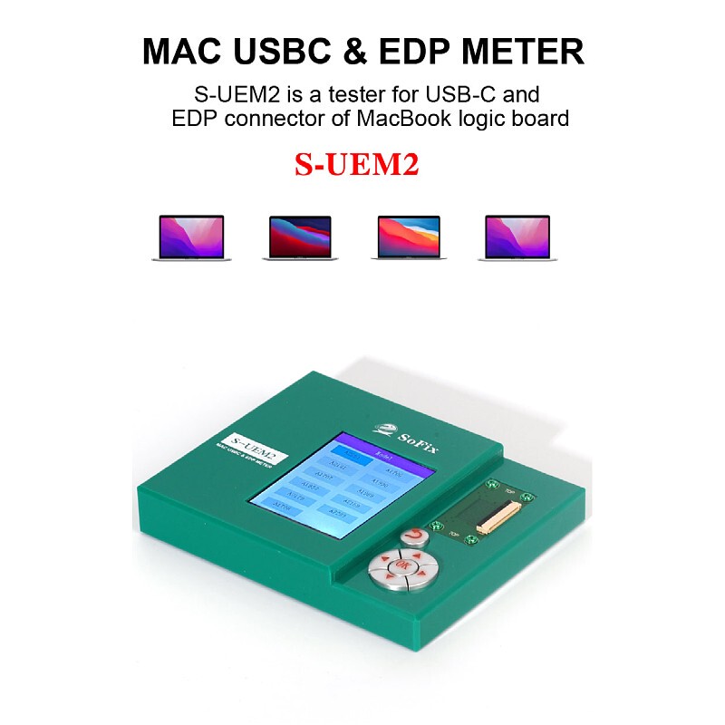 S-Uem2 MacBook Motherboard Usb-C Edp Interface Tester Face Camera Detection Pro S-Uem2 MacBook Motherboard Usb-C Edp Interface Tester Face Camera Detection Pro