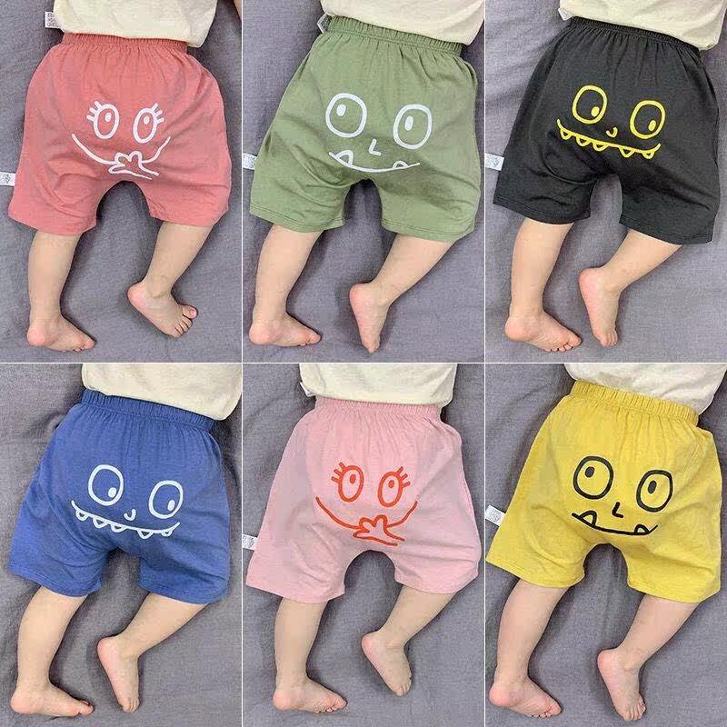 Baby shorts Xia Bo Loose Casual Outwear Pants Han Edition Large Pp Foreign Pie Pure Cotton Infant Pants