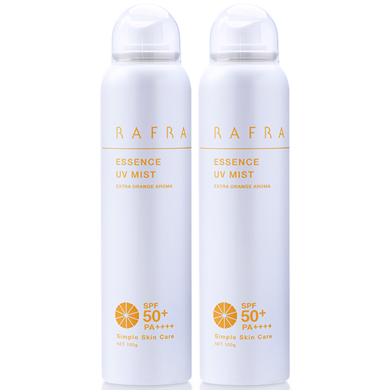 日本热销爆款、SPF50+：100mlx2瓶 Rafra 高倍清爽防晒喷雾