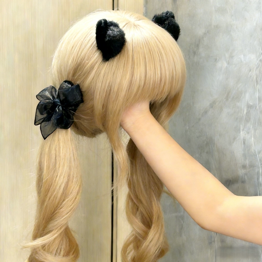 Sweet Girl Wig with Long Curly Hair, Lolita Style, Cute and Natural, Jk Bangs, Big Wavy Long Curly Hair, Full Head Wig