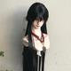 Ancient Style Hanfu Cosplay for Young Men, Chinese Style Black Long Straight Hair, Everyday Cool and Refined Look, Realistic Full Wig