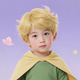 Little Prince cos children's wig boy short hair fashion handsome comic bangs daily performance full headgear style
