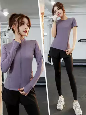 Fitness sports suit women Spring and Autumn yoga clothes professional high-end running fast clothes Net Red fashion morning running fitness clothes