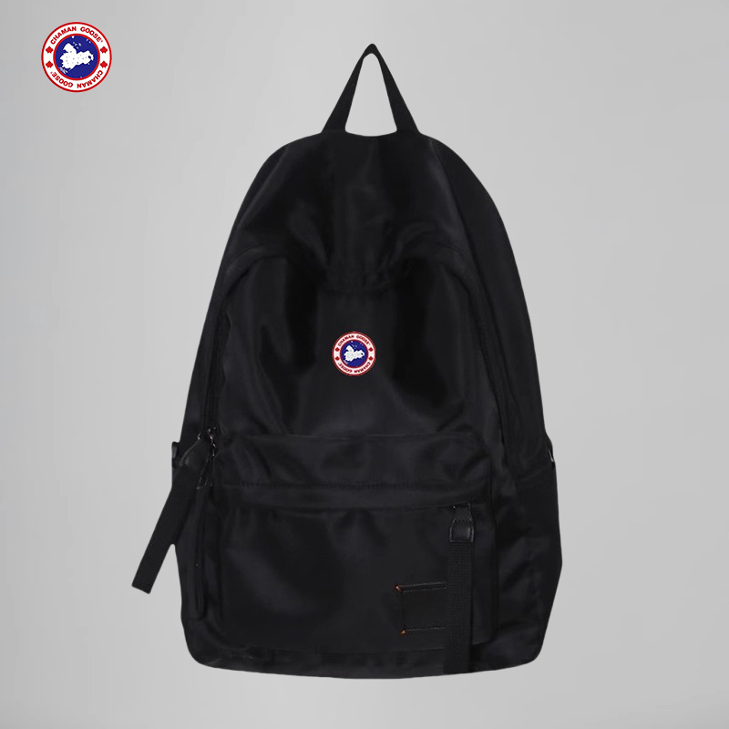 Authentic Official Chaman Goose Large Capacity Black Simple Lightweight Travel Backpack