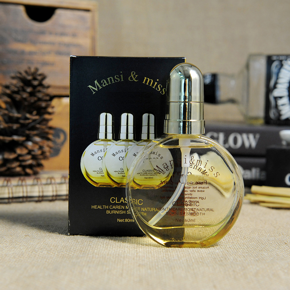 Mans Dazzling Perfume Hair Care Essential Oil Curly Hair Dry Hair Manly Hair Care Hair Care Free of Hair Tail Essence