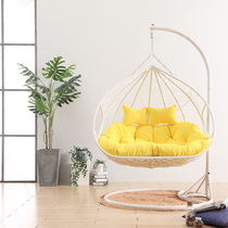 Hanging Basket Rattan Chair Mesh Red Hammock Room Home home Double rocking chair Balcony Hanging Chair Birds Nest Cradle Chair Autumn gig