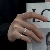 Дизайнерский комплект для влюбленных с косичкой, кольцо, регулируемое ювелирное украшение, 4 предмета