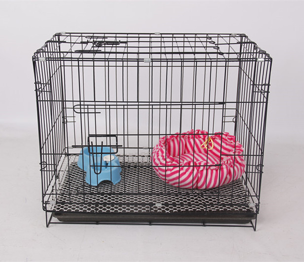 Pet lồng mèo lồng chó lồng chó nhỏ mèo lớn xả rác với nhà vệ sinh trong nhà trung bình chó mèo biệt thự - Cat / Dog hàng ngày Neccessities 	bát ăn inox cho chó	