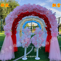 Arc de mariage en forme de flocon de neige porte européenne support de fleurs ouverture dévénement magasin célébration accessoires de décoration de mariage nouvelle collection