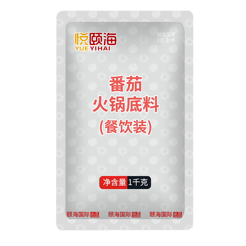 Yue Yihai tomato hot pot soup base 1kg tomato soup pot base Commercial small hot pot noodles rice noodles Malatang seasoning