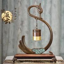 Music Incense Stove Smoked Incense Stove Home Indoor Suspension Hanging Stove Sandalwood sandalwood Incense Sound creative Tea Trail Bronze Pendulum