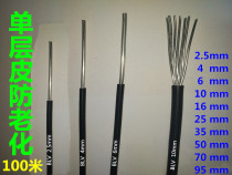 GB wire BLV2 5 4 6 10 16 25 35 50 70 square single core aluminum wire Single strand aluminum wire wire
