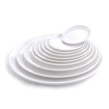 自助快餐店炒面菜密胺大盘鸡白色圆形