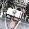This year the popular bag female Xiaobo senior sense web celebrity fashion lady bag chain inclined transatlantic small square bag