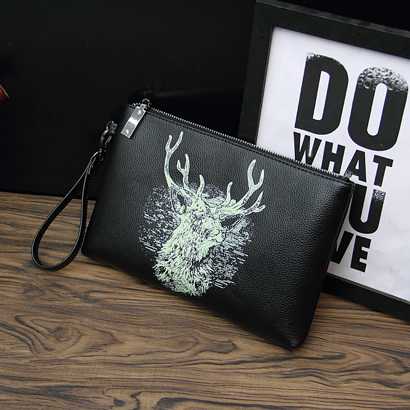 Boomer Hand Grab Bag Han Edition Large Capacity Hand Grip Bag Clip Men Business Casual Men's Bag Hands Bag Fashion Envelope Bag