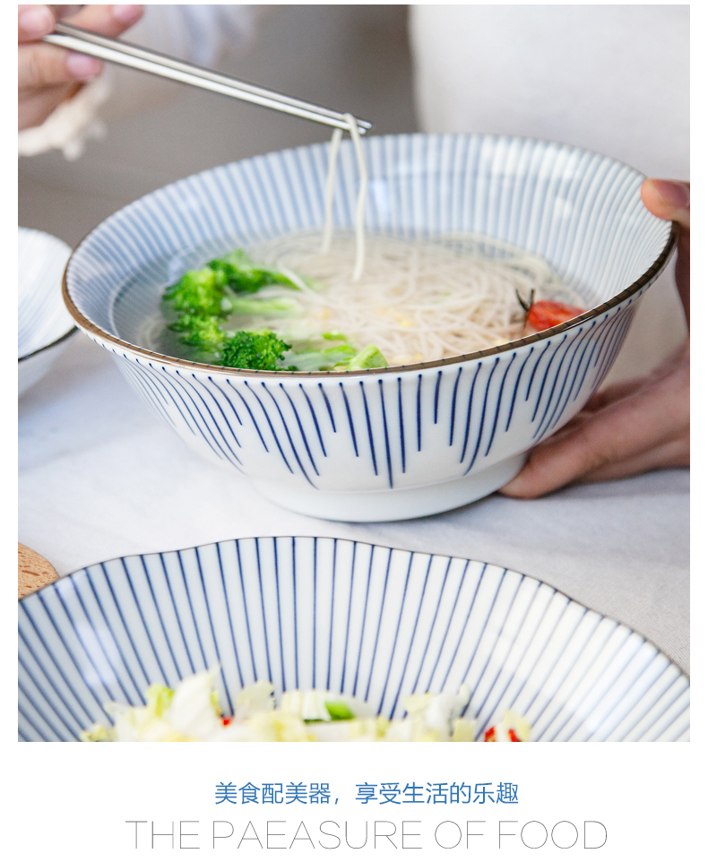 Meinung burn imported household bowls plates creative contracted Japanese ceramics notes ten dishes combination line grass