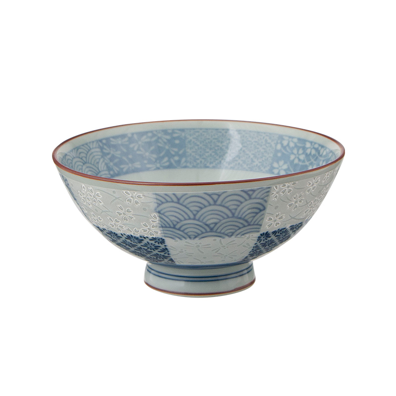 Tall bowl bowl of a single hat to job simple blue and white porcelain bowls new Japan move meinung burn imported from Japan