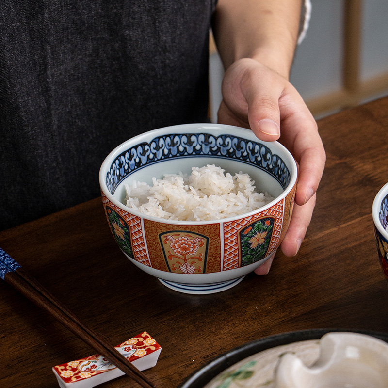 Meinung'm light to use a single imported from Japan Japanese key-2 luxury palace wind restoring ancient ways of household ceramics tableware have tian bowl