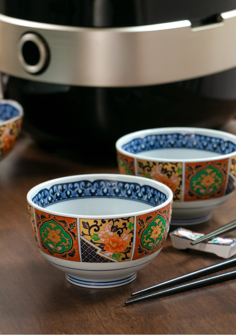 Meinung'm light to use a single imported from Japan Japanese key-2 luxury palace wind restoring ancient ways of household ceramics tableware have tian bowl