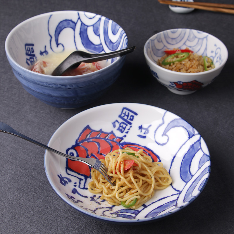Meinung burn the Japanese mercifully rainbow such as bowl mercifully rainbow such as bowl bowl easy to clean ceramic fruit dish dry dish dishes suit household