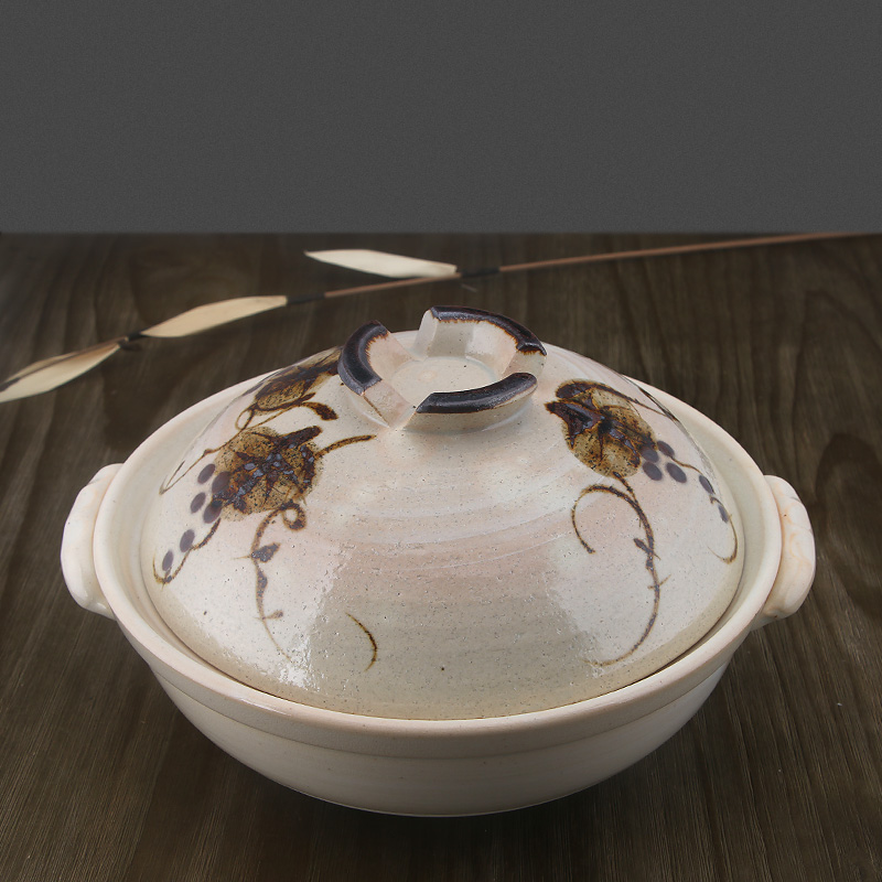 Japanese imports of which soil'm boiler high temperature resistant household casserole clay ShouXi ceramic pot stew pot soup pot in the kitchen