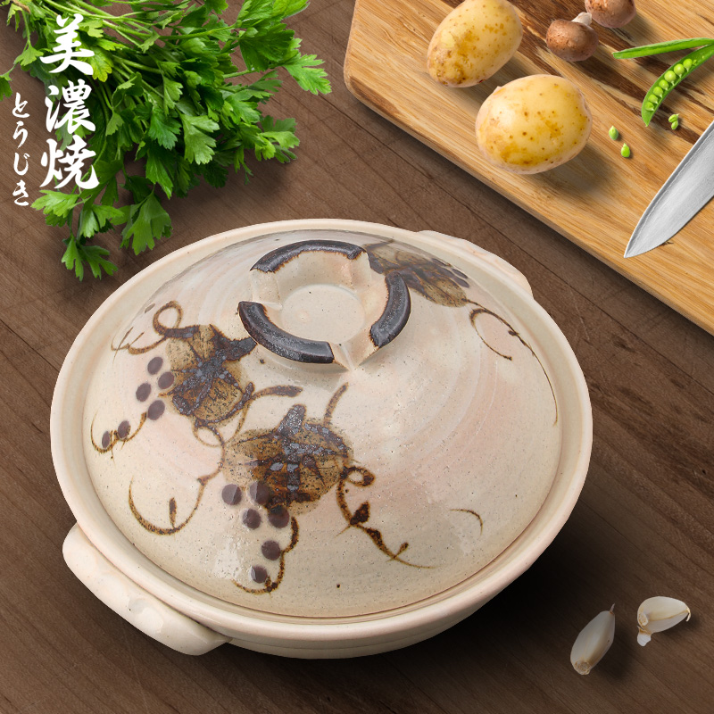 Japanese imports of which soil'm boiler high temperature resistant household casserole clay ShouXi ceramic pot stew pot soup pot in the kitchen