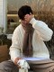Scarf for boys in autumn and winter thickened Korean atmosphere birthday gift warm couple long scarf for boyfriend