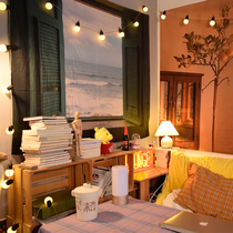 GALA Sea View window ins Wind bedside background wall hanging cloth renting room good thing bedroom wall decoration cloth can be customized