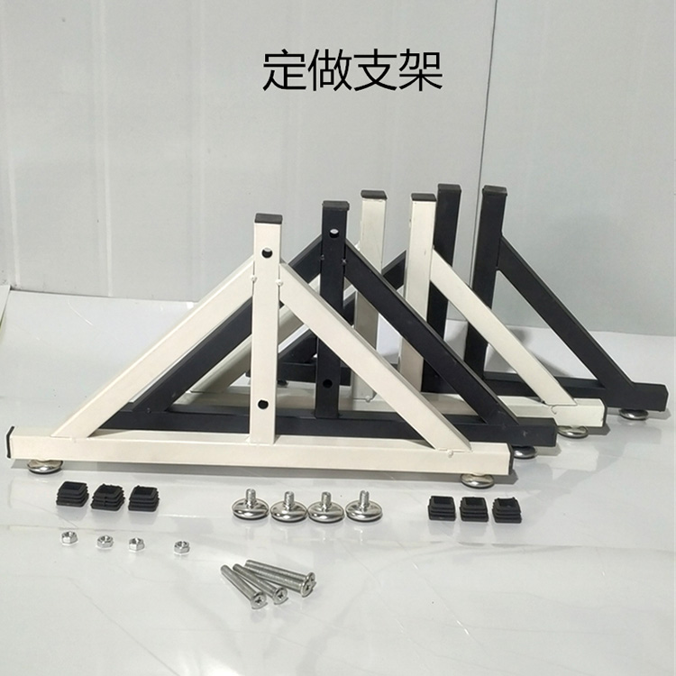 Stand-hole plate holder for vertical net rack bracket