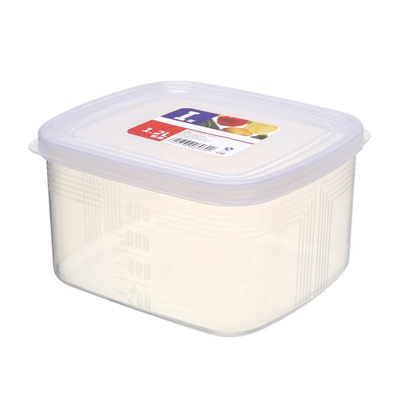 khay đựng đồ trang điểm Cửa hàng bách hóa Tân Cương Tủ lạnh nhà bếp Hộp lưu trữ dung lượng lớn Trái cây và rau quả Trái cây sấy khô Con dấu vuông Hộp lưu trữ 1.2L - Trang chủ hộp vuông nhựa