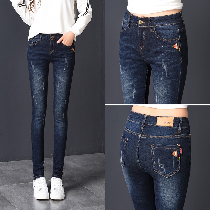 High-Waisted Jeans for Women, Spring and Autumn 2026 New Style, Slim Fit, Petite, Skinny Pencil Jeans for Women