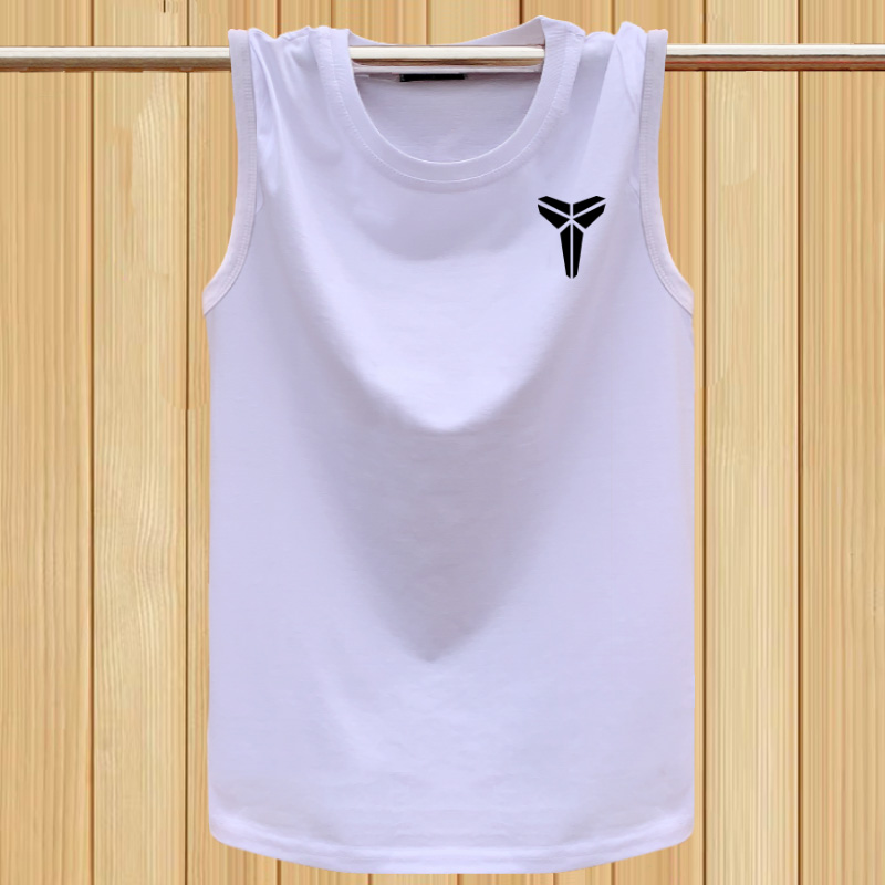 Nam vai dây đeo bông tay T-shirt loose-fitting tăng mã thể thao thanh niên bóng rổ áo vai mỏng rộng gánh vác vest