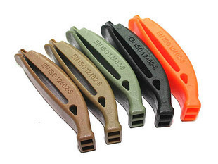 Outdoor survival whistle Double-frequency whistle Life-saving whistle Double-audio whistle Outdoor travel equipment