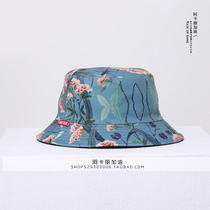 Foreign trade orders Summer travel outdoor beach hat Dandelion double-sided can bring sunscreen men and women fisherman hat