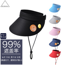 Walking Small Black Umbrella Summer Outdoor Anti-UV UV Air Top Cap UPF50 Bicycling Mountaineering Sunscreen