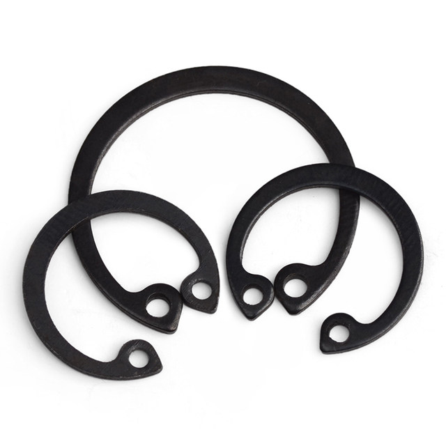 65 ຂຸມເຫຼັກ manganese ກັບ retaining ring hole with circlip bearing A type elastic inner hole circlip spring 304 stainless steel GB893